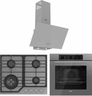 Ferre Flowart Gri Ankastre Set NT 028 + QBL62CPR + D088