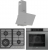 Ferre Flowart Gri Ankastre Set NT 028 + QBL62CPR + D088