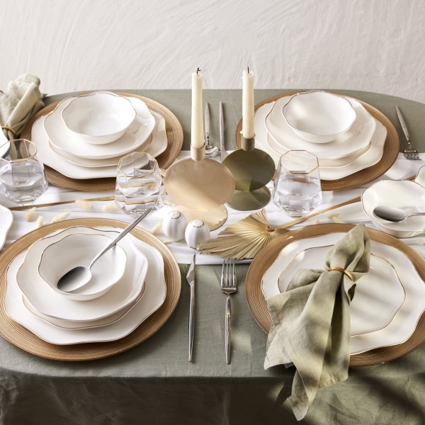 Emsan Lotus 53 Parça Yemek Takımı