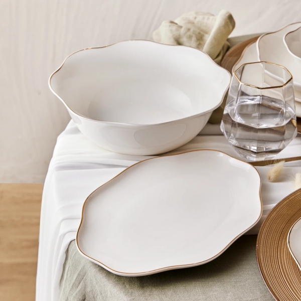 Emsan Lotus 53 Parça Yemek Takımı