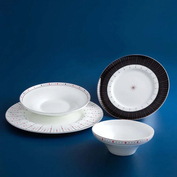 Jumbo Shine 24 Parça Yemek Takımı