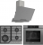 Ferre Flowart NT Ankastre Set NT 028 + QBL62CPR + D065