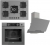 Ferre Steamart SS Ankastre Set SS038 + XE64CPR + D065