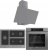 Ferre Flowart Bl Ankastre Set BL138 + QBL62CPR + D079