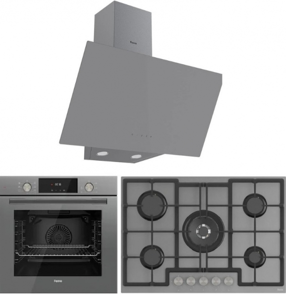 Ferre Flowart Gri Ankastre Set ED038 + QMS63CPR + D079