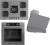 Ferre Gri Ankastre Set SS038 + XE63CPR + D082