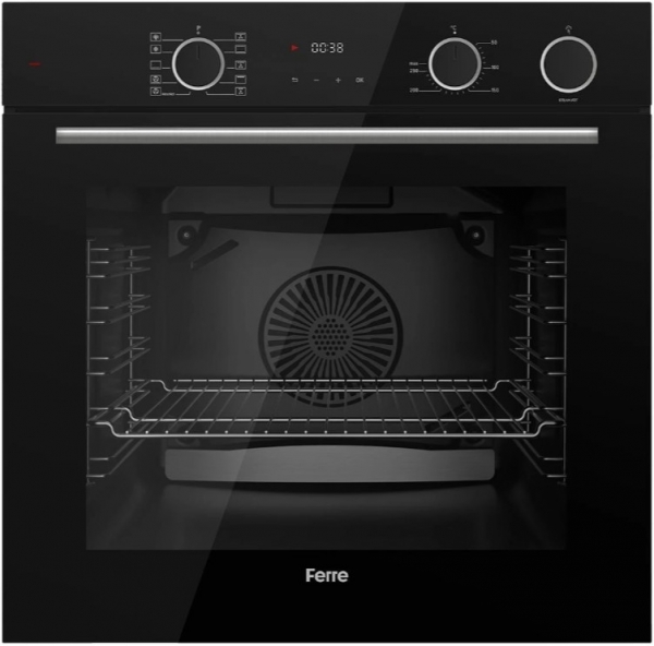 Ferre Steamart SS Siyah Ankastre Set SS205 + XE64CS + D063