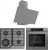 Ferre Flowart Nt Ankastre Set NT 028 + QBL62CPR + D079