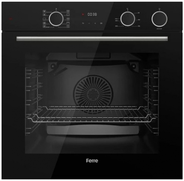 Ferre Steamart & Fryart Siyah Ankastre Set NT 025 + XE64CS + D063