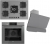 Ferre Gri Ankastre Set SS038 + QMS63CPR + D082