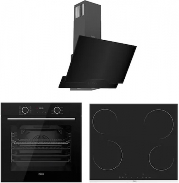 Ferre Fryart Ms Siyah Ankastre Set MS261 + XE63CS + D063