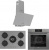 Ferre Gri Ankastre Set RS038 + QMS63CPR + D088