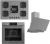 Ferre Flowart SS Gri Ankastre Set SS038 + QMS63CPR + D065