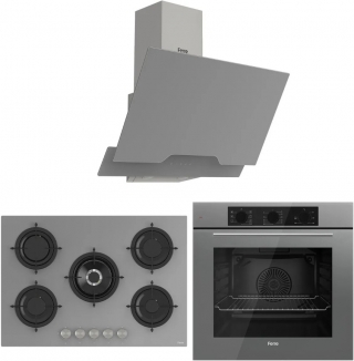 Ferre RS Gri Ankastre Set RS038 + QBL62CPR + D065
