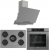 Ferre RS Gri Ankastre Set RS038 + QBL62CPR + D065