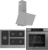 Ferre Flowart Bl Gri Ankastre Set BL138 + QBL62CPR + D088