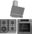 Ferre Flowart NT Ankastre Set NT 028 + QBL62CPR + D082