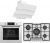 Ferre Flowart Mega Beyaz Ankastre Set ED036 + QMS63CB + D024