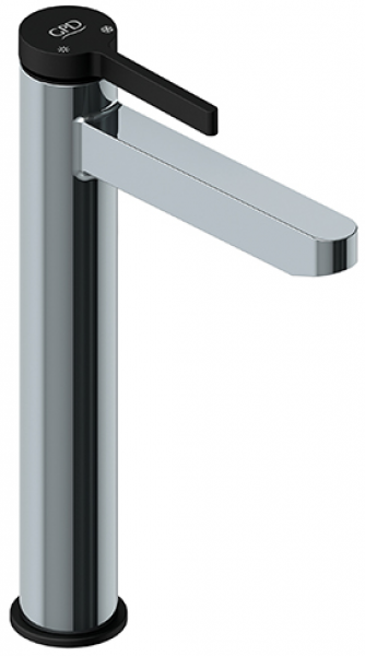 GPD Gildo MSL165-K-S Lavabo Bataryası (Siyah / Krom)