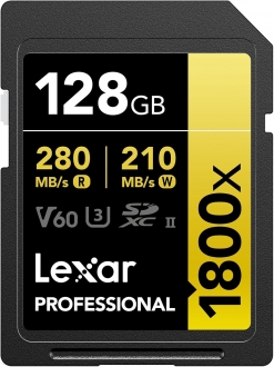 Lexar Professional 1800x Gold Series SD