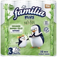 Familia Plus Natural Tuvalet Kağıdı 32 Rulo resim