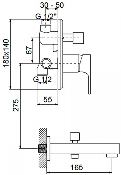 Newarc Aqua 941131 Banyo Bataryası