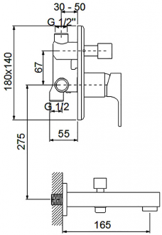 Newarc Aqua 941131 Banyo Bataryası