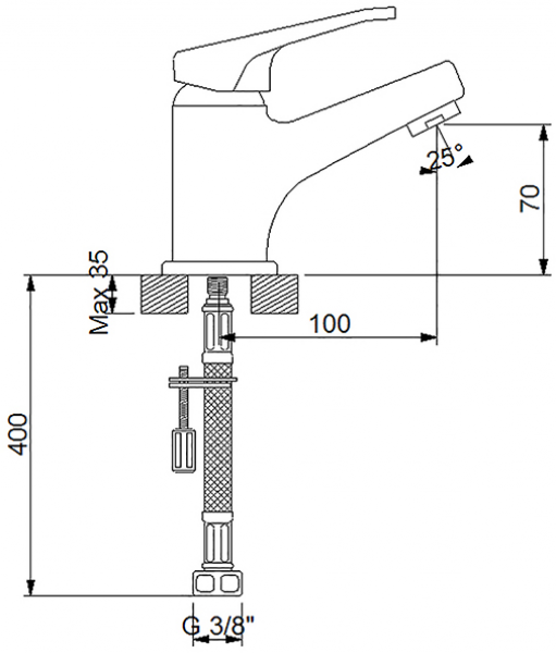 Newarc Smart 142521 Lavabo Bataryası