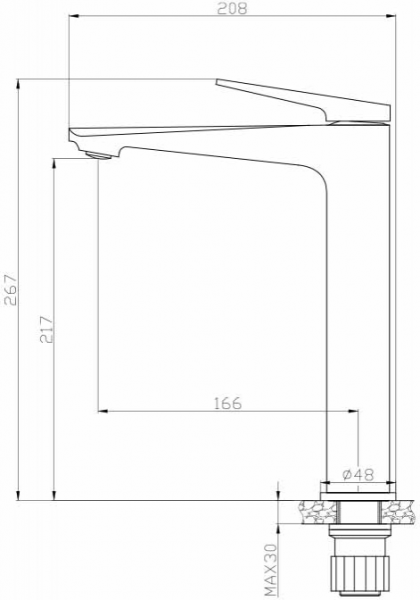 Newarc Next 984001B Lavabo Bataryası