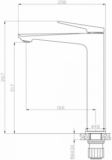 Newarc Next 984001B Lavabo Bataryası