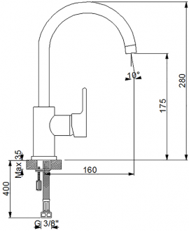 Newarc Premium 832581 Lavabo Bataryası