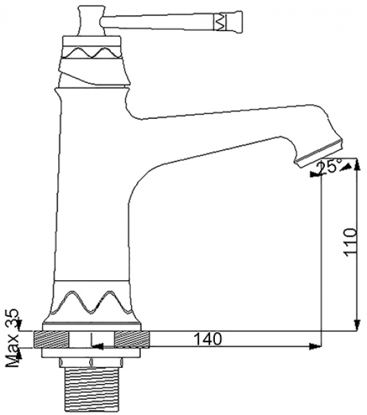 Newarc Pera 961525 Lavabo Bataryası