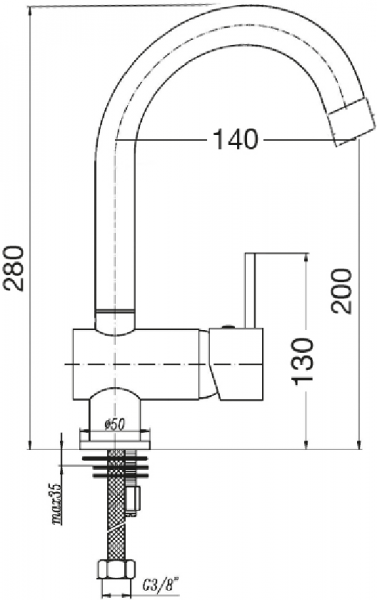 Penta Spica 6303 Lavabo Bataryası